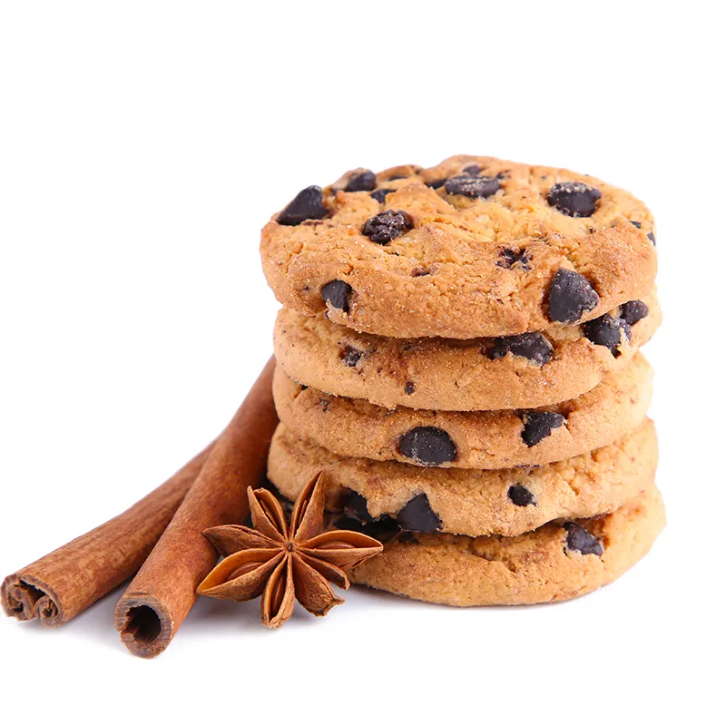 Galletas de chips de chocolate sin gluten de primera calidad, galletas de chips de chocolate con proteínas de avena