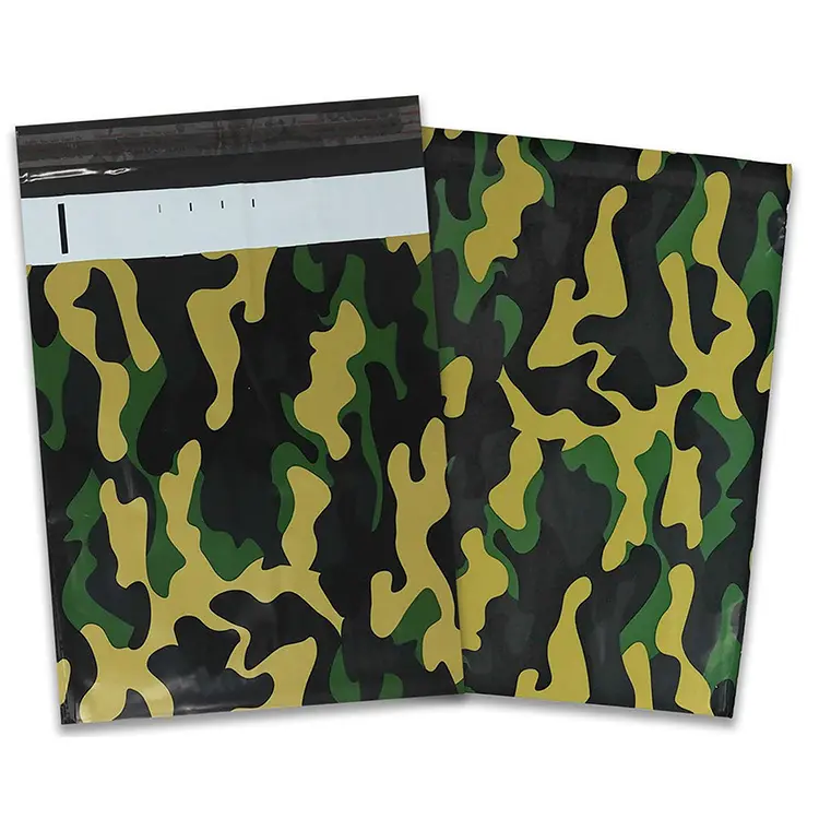 10x13 Camo Camouflage Mailer Nero Verde Boschi Foresta Modello Guarnizione di Auto sacchetti di Giocattoli Abbigliamento Poli Mailer