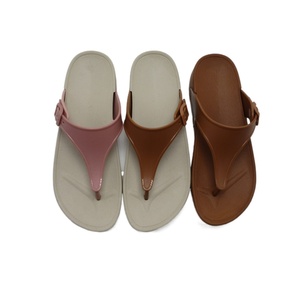 Phụ Nữ Wedge Flip Flops Thong Sandal Với Trọng Lượng Siêu Nhẹ Đế Ngoài Bãi Biển Slides - Product Image 2