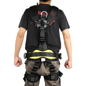 Harnais de sécurité complet à cinq points avec anneaux en D en acier inoxydable, longueur réglable, capacité de 250 kg, pour travaux en altitude - Product Image 2