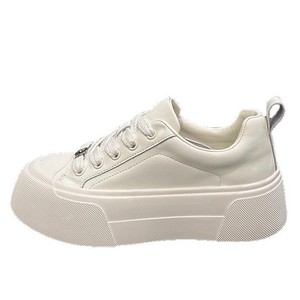 Zapatos Casuales de Moda con Plataforma Gruesa, Estilo Moderno Primavera 2026, con Cordones Inclinados y Suela Blanca - Product Image 4