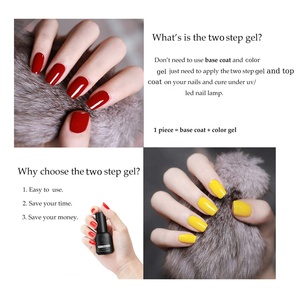 <span class=keywords><strong>Gel</strong></span> Base et <span class=keywords><strong>Gel</strong></span> Couleur 2-en-1 Salon Two Steps – 100 Couleurs – Application Facile et Rapide pour Salons de Manucure Professionnels – Vente en Gros Uniquement - Product Image 2