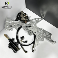 Kit de frein KOTORQ Surron Ultra Bee, pédale de frein à main, double étrier, conversion de frein arrière, support CNC, mise à niveau pour moto électrique tout-terrain