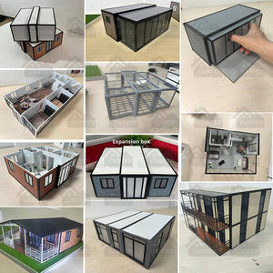 Nouvelle conception de maison conteneur extensible moderne pour appartement, modèle avec conception de panneau sandwich à structure pliable et emballage plat - Product Image 5