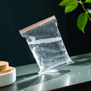カスタム透明ジップバッグ4ミル透明プラスチック再封可能耐久性のあるポリバッグ再封可能ロックシールジッパー付き - Product Image 2