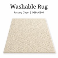 Moderner Luxus-Teppich mit Prägung, Wasserdicht, Seidenoptik, für Wohnzimmer und Schlafzimmer, Weicher Teppich, Fleckresistenter Bodenbelag