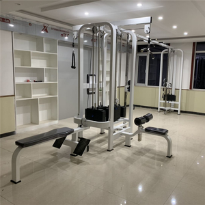 טוטונים סיכה טעינת מכונות תרגיל ציוד כושר כבל 5 תחנות 5 מכונת כושר רב - Product Image 2