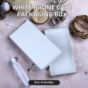 Cajas de Embalaje para Teléfonos Móviles, con Tapas Rígidas Blancas y Bases con Laminado Brillante, para Teléfonos Celulares y Cámaras - Product Image 2