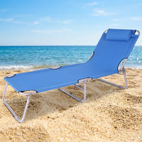 Fauteuil inclinable compact et portable en alliage d'aluminium de haute qualité, style moderne et minimaliste, pour bureau, hôpital ou camping, usage individuel.