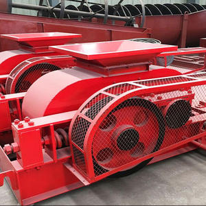 Máquina Trituradora de Doble Rodillo Hidráulica Multimaterial para Fabricación de Arena con Tamaño de Descarga Ajustable - Product Image 3