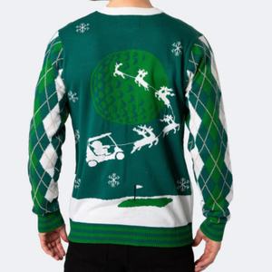 Suéter Navideño Personalizado para Hombre, Tejido, Holgado, con Dibujos Animados, Nuevo Estilo para Otoño e Invierno, Jersey de Punto para Hombre - Product Image 3