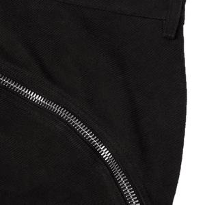 Precio al por mayor, logotipo personalizado, moda, vaqueros de mezclilla lavados estilo streetwear, corte ajustado, acampanados, con cremalleras decorativas - Product Image 5