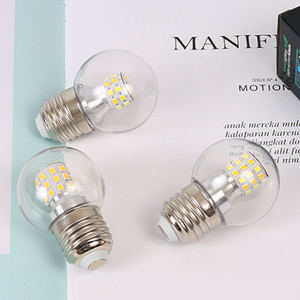 Bombilla LED Globe G30 E27 de plástico SMD 6000K luz diurna AC 85-265V paquete de 4 - Product Image 3