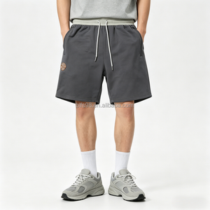 Ropa Deportiva con Logotipo Personalizado y Característica Transpirable, Servicio OEM Disponible, Pantalones Cortos Deportivos Casuales para Hombre de Algodón Grueso de 300 g/m², Gran Venta - Product Image 1