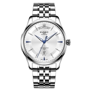 Montres mécaniques automatiques de luxe pour hommes, mouvement Sellita SW240, personnalisables OEM ODM, haut de gamme, avec affichage de la date et du jour, montre-bracelet pour affaires - Product Image 2