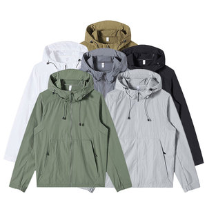 Tùy Chỉnh Thể Thao Đi Xe Đạp Chạy Áo Khoác Trọng Lượng Nhẹ Xe Đạp Không Thấm Nước Áo Gió Upf50 + Golf Đi Bộ Đường Dài Cắm Trại Người Đàn Ông Áo Khoác Leo Núi - Product Image 1