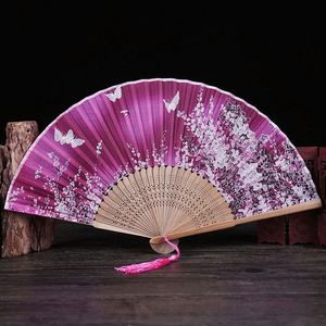 Éventails en soie de bambou pliés à la main sur mesure, technique de peinture, vente en gros - Product Image 5