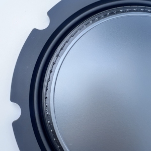 Altavoz para coche de 8 pulgadas, cono de altavoz gris oscuro, borde de goma de papel con costura de color azul - Product Image 5