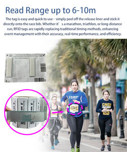 Этикетки XGSun UHF <span class=keywords><strong>RFID</strong></span> U8 для марафонов и триатлонов, водонепроницаемые, устойчивые к поту, с кодированием 860-960 МГц - Product Image 5