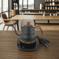 500ML numérique électrique col de cygne bouilloire intelligente en acier inoxydable café théière ustensiles de cuisine
