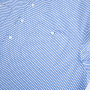<span class=keywords><strong>Camicie</strong></span> da <span class=keywords><strong>uomo</strong></span> con abbigliamento speciale per giovani camicia a maniche corte Casual a righe semplici a bolle con due tasche - Product Image 4