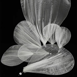 Flower Design Wedding Giant Ruffled <strong>Organza</strong> Large Petal Lace <strong>Fabric</strong> Wedding Photography Stage Background Decoration - Product Image 2