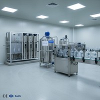 Système de purification d'eau industrielle 1000LPH 24TPD pour la production de boissons, commande automatique PLC, machine à osmose inverse