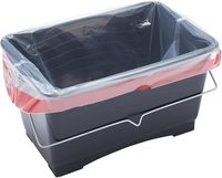 Lot de 10 doublures en plastique recyclé de 5 litres et 10 litres pour peintres nettoyage facile évite le lavage des seaux de bouilloire