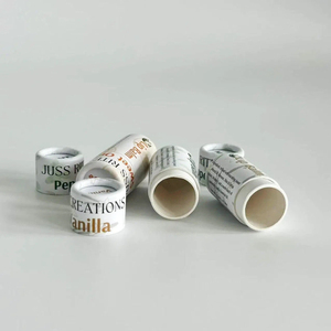 Tube en carton anti-fuite et résistant à l'huile, récipient biodégradable pour baume à lèvres, rouge à lèvres, déodorant, pour la production cosmétique par remplissage à chaud - Product Image 1