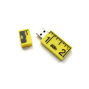 فلاش USB على شكل ماكينة خياطة كرتونية ومقص، ذاكرة تخزين محمولة مخصصة 8 جيجابايت 16 جيجابايت 32 جيجابايت، قرص فلاش مطاطي من البلاستيك - Product Image 4