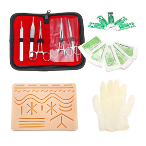 Módulo de Práctica de Sutura de Piel con Múltiples Heridas para Estudiantes de Medicina, Kit de Modelo de Entrenamiento de Silicona, Maniquí Anatómico de PVC para Exportación - Product Image 4