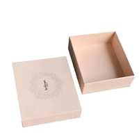 Boîtes cadeaux rigides en carton de luxe sur mesure pour montres, parfums, cosmétiques, soins de la peau, avec couvercle amovible blanc et col.
