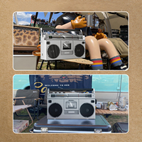 Lecteur de cassettes classique GAS-RD80, magnétophone rétro nostalgique des années 80, enregistreur de cassettes stéréo, radio pour écouter de la musique