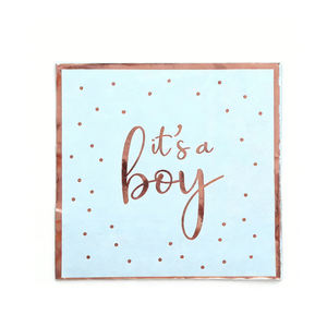 Vaisselle jetable en papier personnalisée de bonne qualité, portable et durable, pour la décoration de fête, ensemble d'<span class=keywords><strong>anniversaire</strong></span> - Product Image 6