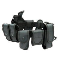 Ceinture Tactique Multifonctionnelle Ajustable de Haute Qualité pour Entraînement et Sécurité, Kit Utilitaire d'Extérieur avec Pochettes