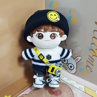 Dropshipping Vente en gros Peluche Poupée Idol Star 7 pouces Korean K-pop Suit Baby Hat Doll Dress Up Human Doll Cotton Toys
