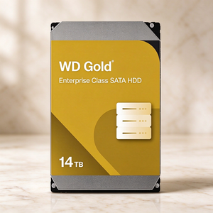 WD Gold 14TB 3,5 Zoll HDD 7200RPM SATA 6Gb/s 512MB Cache Enterprise Interne Festplatte für Datensicherung - Product Image 1