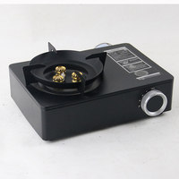 Réchaud à gaz portable de haute qualité personnalisable pour camping-car, cuisinière extérieure en fonte résistante au vent, allumage piézoélectrique, alimentation au butane