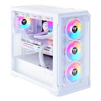 Boîtier Thermaltake (TT) Wukou S blanc, refroidi par eau, compatible avec les cartes mères ATX