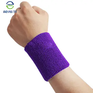 ยืดหยุ่นสูง Breathable เทอร์รี่กีฬาเหงื่อ Wraps เข็มขัดหลีกเลี่ยงการบาดเจ็บ