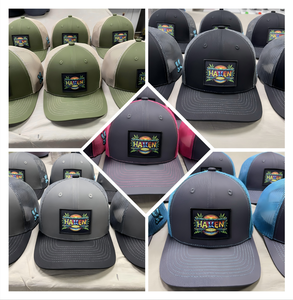 Gorras Trucker Richardson 112 de Alta Calidad con Parche de Cuero, Nueva Moda, Etiqueta Tejida, 6 Paneles, Gorras Personalizadas con Cierre a Presión - Product Image 5