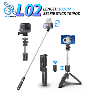 4-6.2 Inch Trọng Lượng Nhẹ Điện Thoại <span class=keywords><strong>Tripod</strong></span> Đứng 100Cm Mở Rộng Selfie Stick <span class=keywords><strong>Tripod</strong></span> Với Điều Khiển Từ Xa - Product Image 5