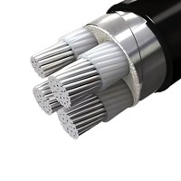 YJLV22 Gepanzertes Aluminiumleiter XLPE-Isoliertes PVC-Ummanteltes 0,6/1kV Freileitungskabel für Bau Bergbau Industrie