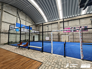 อุปกรณ์สนามแพเดิลเทนนิสสำหรับผู้ผลิตปี 2026 สนามแพเดิลในร่มแบบกำหนดเอง ทนทานต่อแรงลม - Product Image 3