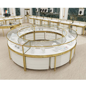Customized 3D Interior Design Layout for Luxury Jewelry <b>Watch</b> Shop Complete Jewelry Shop Interior LED Luxury Jewelry Display - Product Image 5