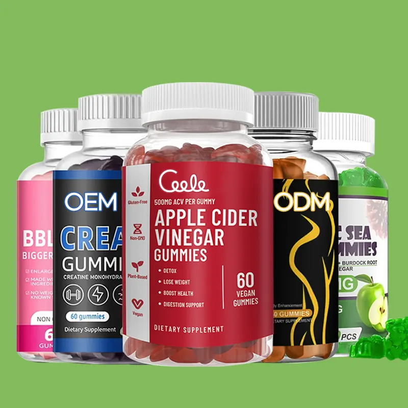 Keto Acv Vegan Magnesium Glycinate Vitamin D Collagen Mushroom Complex Gummy Vitamin Gummies Collagen Halal For Skin