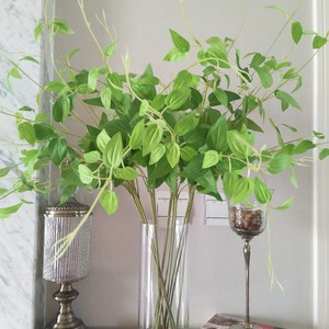 Feuilles de <span class=keywords><strong>bambou</strong></span> artificielles de haute qualité - Style nordique, fausse verdure grimpante pour la décoration de la maison, des hôtels et des mariages - Product Image 2