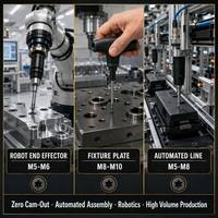 Vis à tête fraisée CSK/Torx M4/M5/M6/M8/M10/M12 en acier au carbone, oxyde noir, classe 10.9, directement de l'usine, CE RoHS IS
