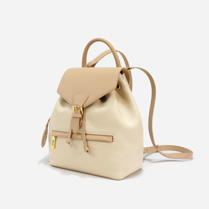 <span class=keywords><strong>Sac</strong></span> à dos pour femmes <span class=keywords><strong>2023</strong></span> nouvelle mode à la mode Senior Sense sacs d'école en cuir véritable Style collège grande capacité Pack de voyage - Product Image 2