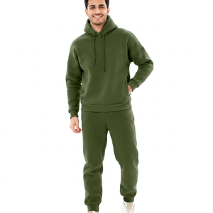 Hot Sale Custom Logo Tracksuit Joggers Pants <b>Two</b> <b>Piece</b> Windbreaker <b>Set</b> tracksuit for man, 100% cotton - Product Image 1